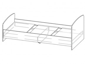 Кровать одинарная в Озёрске - ozyorsk.magazin-mebel74.ru | фото