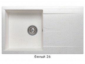 Мойка гранитная Gals-860 Белый 26 в Озёрске - ozyorsk.magazin-mebel74.ru | фото