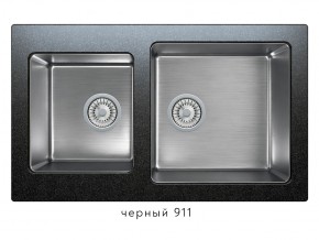 Мойка комбинированная Tolero twist TTS-840 Черный 911 в Озёрске - ozyorsk.magazin-mebel74.ru | фото