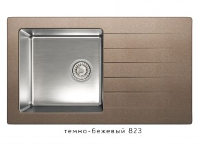 Мойка комбинированная Tolero twist TTS-860 Темно-бежевый 82 в Озёрске - ozyorsk.magazin-mebel74.ru | фото