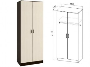 Шкаф 2 двери Ронда ШКР800.1 венге/дуб белфорт в Озёрске - ozyorsk.magazin-mebel74.ru | фото