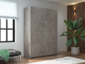 Шкаф-купе Прайм 2-х дверный 1200 два ДСП Бетон в Озёрске - ozyorsk.magazin-mebel74.ru | фото