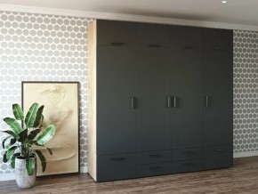 Шкаф распашной 2400К Антрацит в Озёрске - ozyorsk.magazin-mebel74.ru | фото