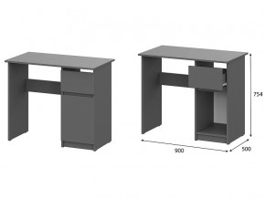 Стол письменный 900 Денвер Графит серый в Озёрске - ozyorsk.magazin-mebel74.ru | фото